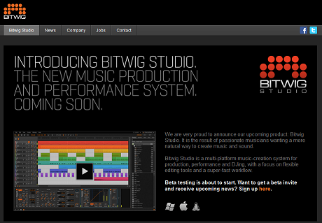 Ableton社にいた開発者によって開発された新世代音楽制作ソフト「Bitwig Studio」